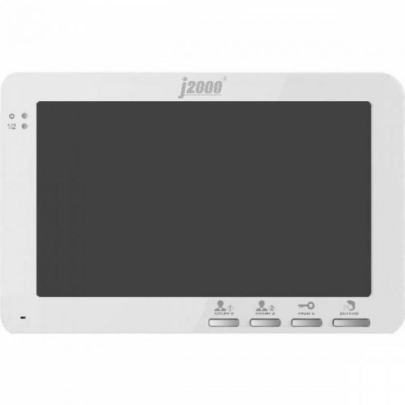 Монитор видеодомофона J2000-DF-КРИСТИНА SD AHD 1.3 (белый)