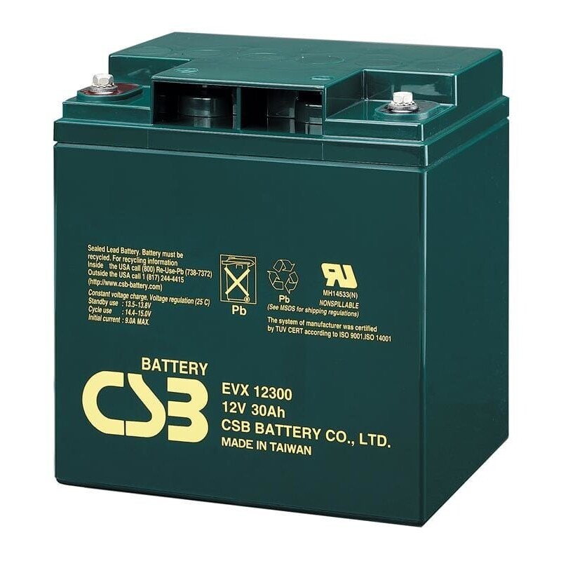 Csb battery. Аккумуляторная батарея CSB EVX 12300 30 А·Ч. Аккумулятор CSB EVX 12300. CSB EVX 12340 12в 34 а·ч. CSB EVX 12340.